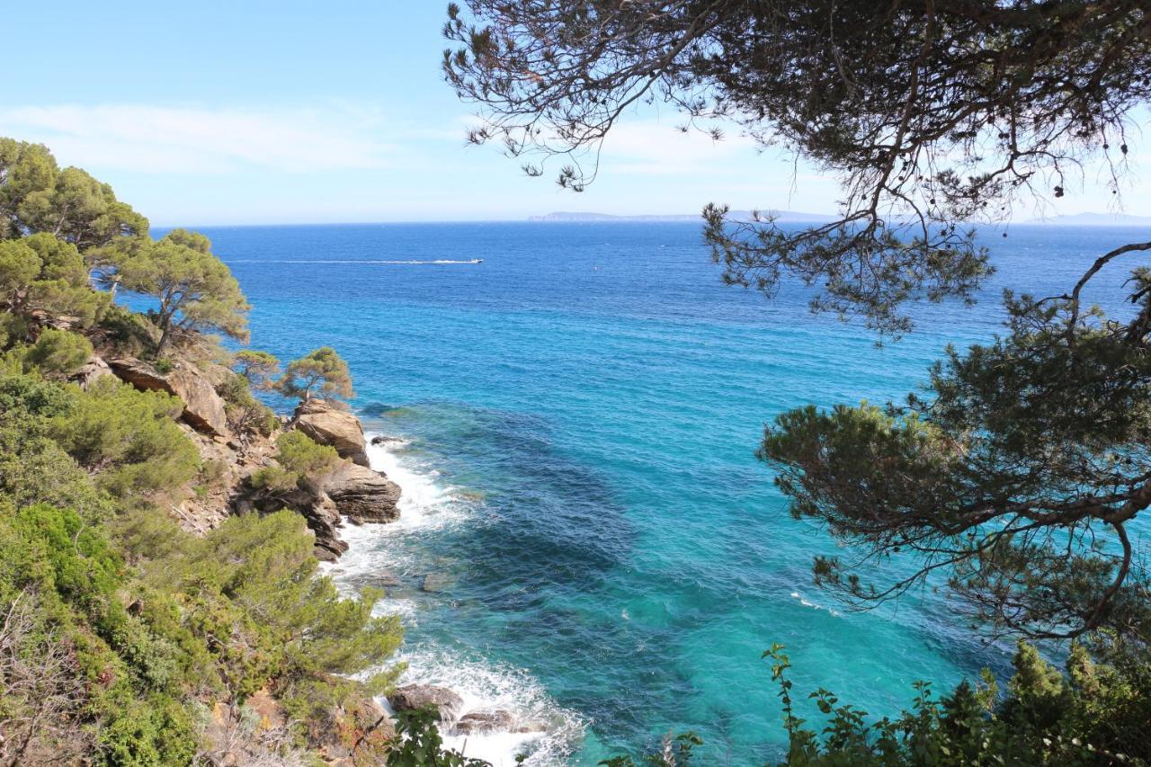 T2 Terrasse, Bormes Les Mimosas La Faviere, 5 Pers, 5 Mn A Pieds Des Plages Et Commerces المظهر الخارجي الصورة